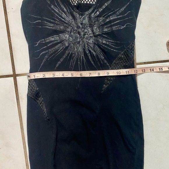 Vintage Lip Service Mini Dress w/Mesh Hood - Picture 6 of 10